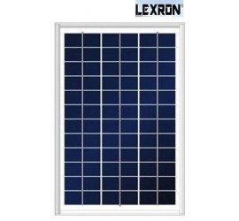 22 Watt 12V Polikristal Güneş Paneli Lexron 